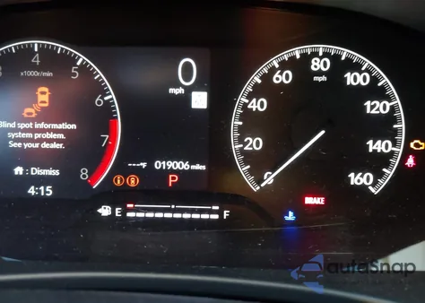 2023 Honda Civic Ex /Ex W/O Bsi z USA, uszkodzony, nr VIN 2HGFE1F71PH309621